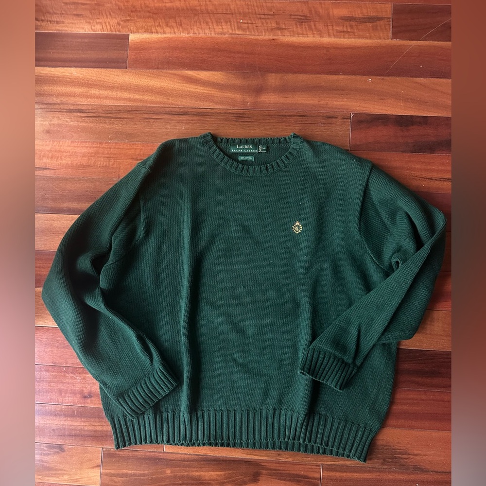 Ralph Lauren Dark Green Crewneck Sweater
